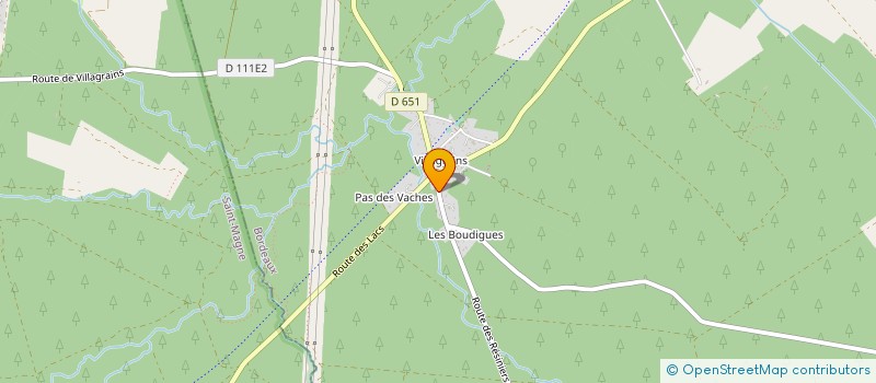 localisation de l'entreprise ARBOREM  CABANAC-ET-VILLAGRAINS