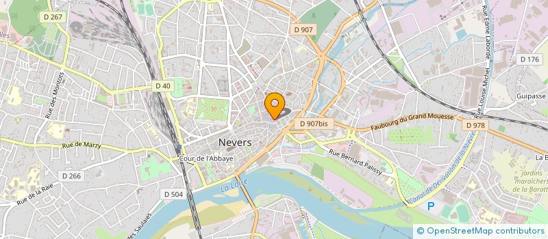 localisation de l'entreprise ARBORESCENCE à NEVERS