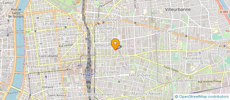 localisation de l'entreprise ARBORESCENCE à LYON