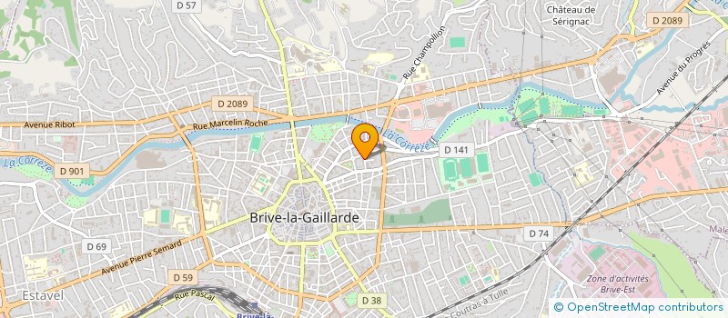 localisation de l'entreprise ARBORESCENCE  BRIVE-LA-GAILLARDE