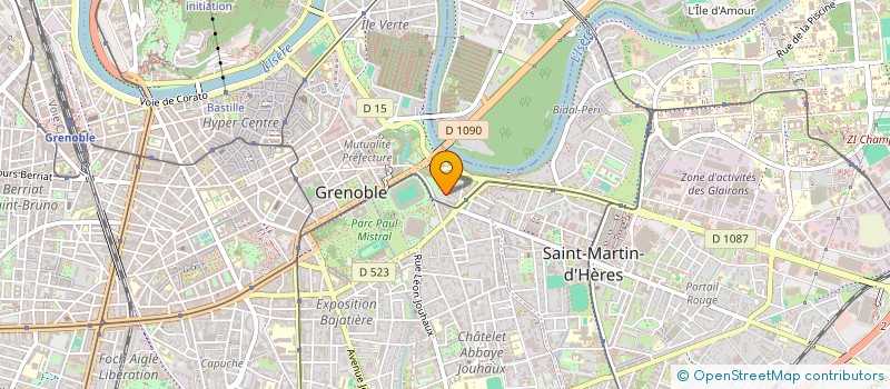 localisation de l'entreprise ARBORESCENCE à GRENOBLE