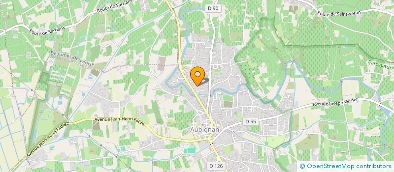 localisation de l'entreprise ARBORESCENCE 84  AUBIGNAN