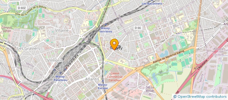 localisation de l'entreprise ARBORESCENCE à MASSY