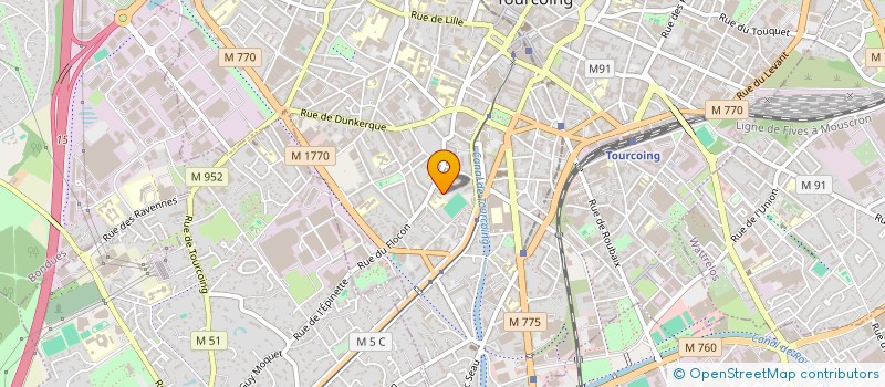 localisation de l'entreprise ARBORESCENCE  TOURCOING