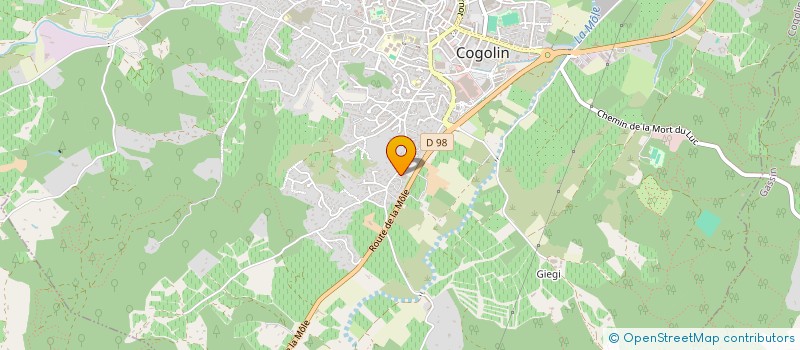 localisation de l'entreprise ARBORESCENCE ELAGAGE à COGOLIN