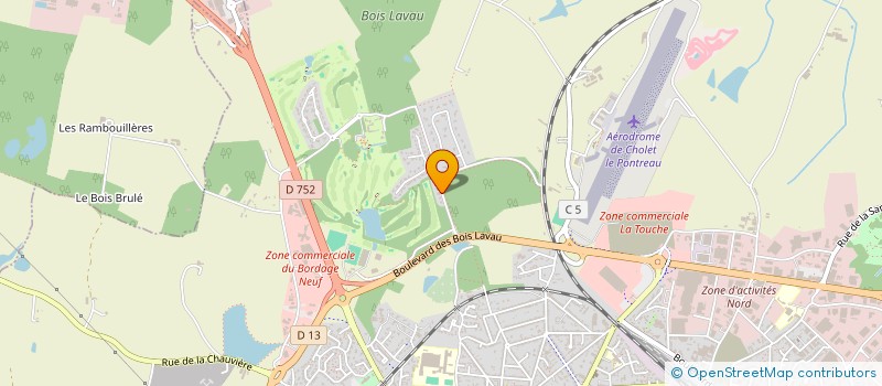 localisation de l'entreprise ARBORESCENCE IMMO SCI à CHOLET