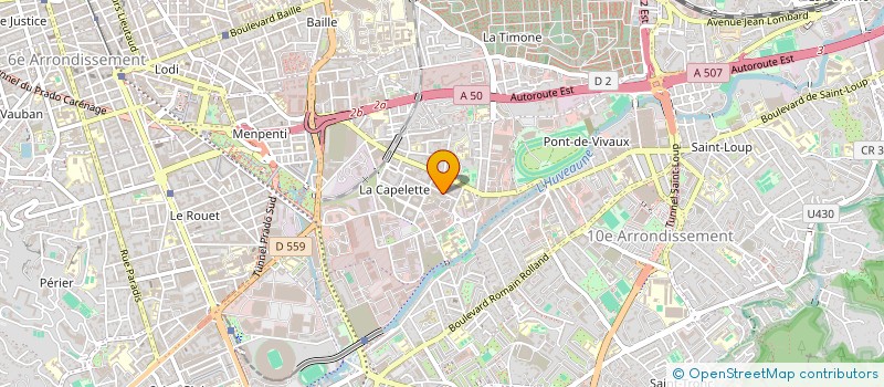 localisation de l'entreprise ARBORESCENCE SERVICES à MARSEILLE