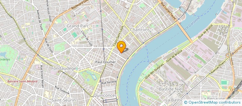 localisation de l'entreprise ARBORESCENCE SUD OUEST à BORDEAUX