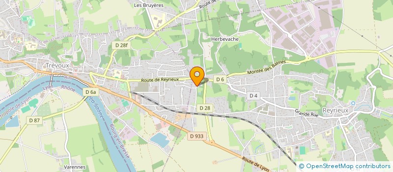 localisation de l'entreprise ARBORETUMA2 à REYRIEUX