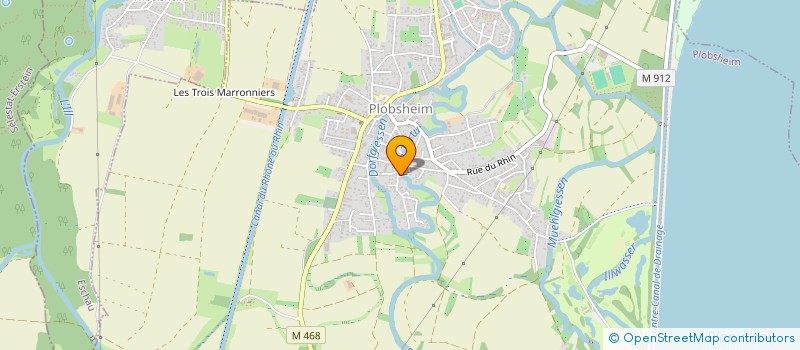 localisation de l'entreprise ARBORI'CIME  PLOBSHEIM