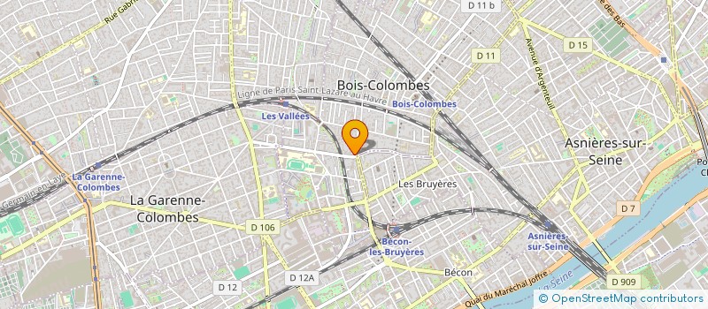 localisation de l'entreprise ARBORIO TRUCK à BOIS-COLOMBES