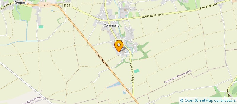 localisation de l'entreprise ARBORISTE DU DAUPHINE  PORTE-DES-BONNEVAUX