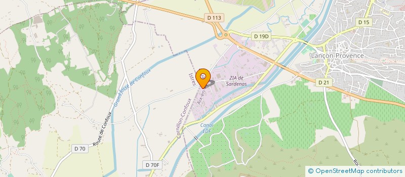 localisation de l'entreprise ARBORISTE DU SUD  LANCON-PROVENCE