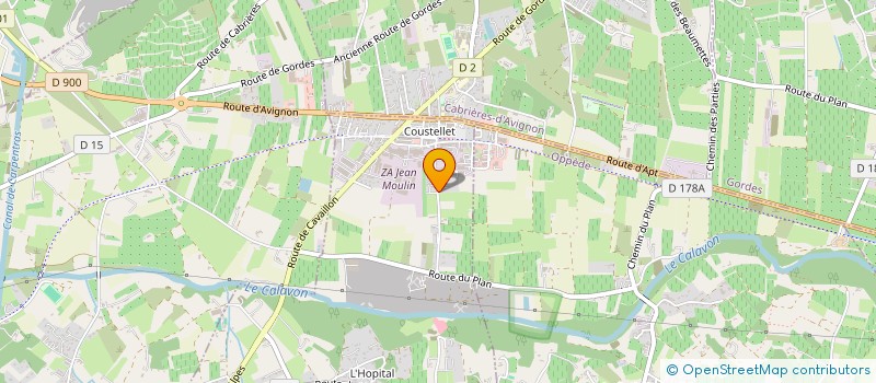 localisation de l'entreprise ARBORISTES DU LUBERON  MAUBEC