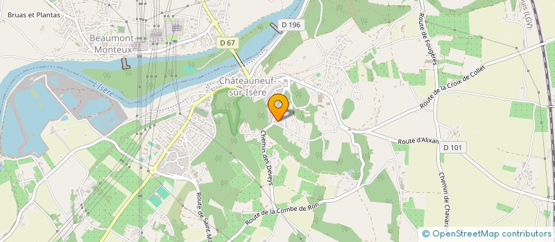 localisation de l'entreprise ARBOSPHERE CONSEIL à CHATEAUNEUF-SUR-ISERE