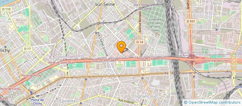 localisation de l'entreprise ARBOUGE MULTIPLES EN ART à SAINT-OUEN-SUR-SEINE