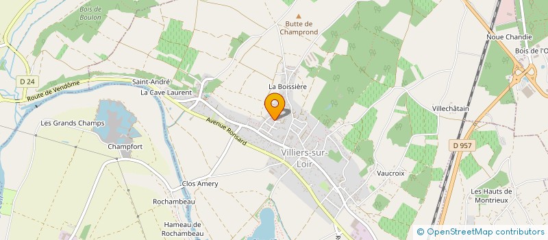 localisation de l'entreprise ARBOUIN CONSULTING à VILLIERS-SUR-LOIR