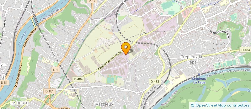 localisation de l'entreprise ARBOVAL  CALUIRE-ET-CUIRE