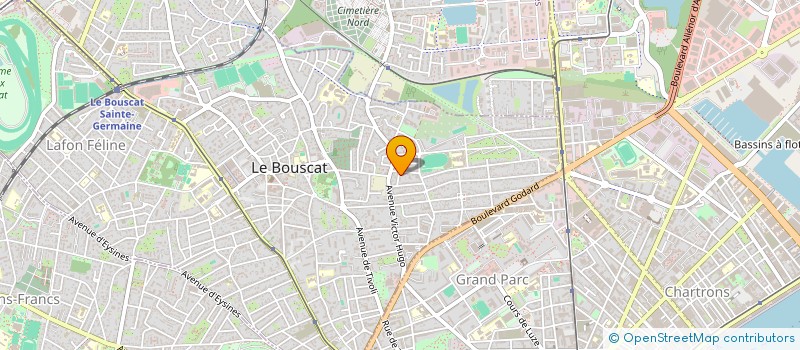 localisation de l'entreprise ARBR OSMOZ  LE BOUSCAT