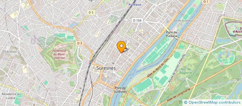 localisation de l'entreprise ARBRACOM à SURESNES