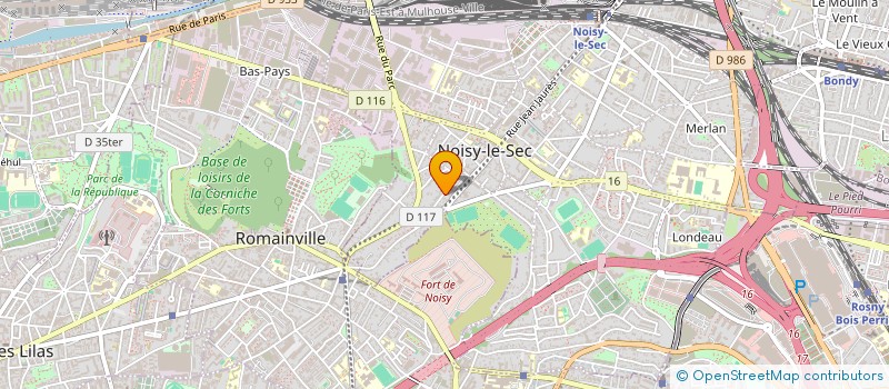localisation de l'entreprise ARBRADOC à NOISY-LE-SEC