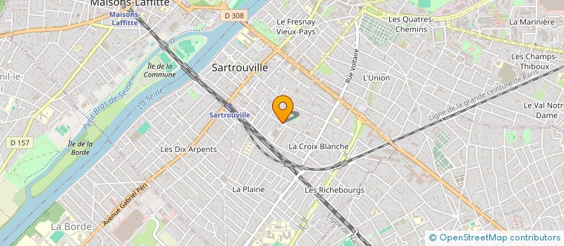 localisation de l'entreprise ARBRE A DELICES à SARTROUVILLE