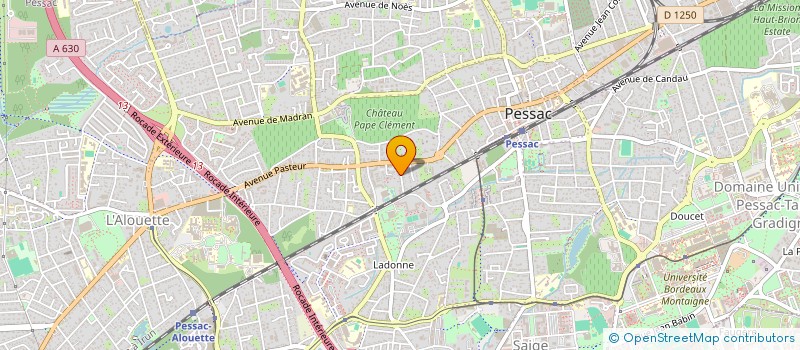 localisation de l'entreprise ARBRE A THE  PESSAC