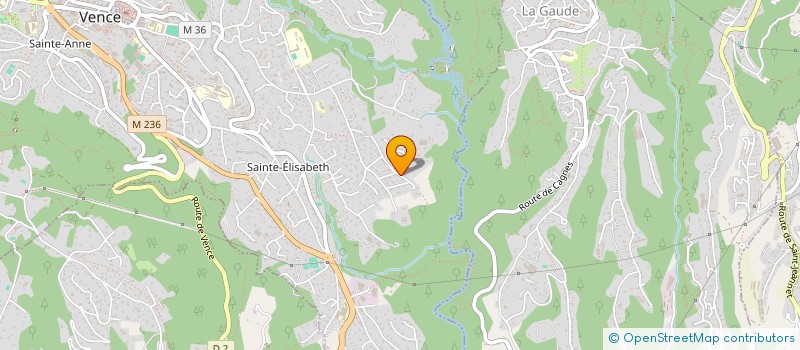 localisation de l'entreprise ARBRE DE NOE  VENCE