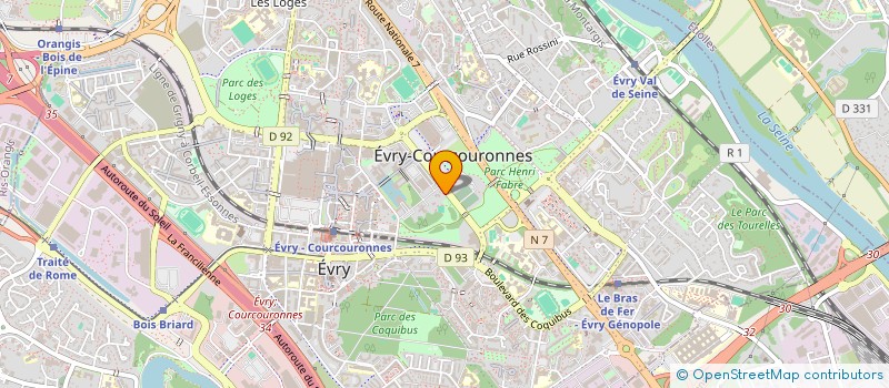localisation de l'entreprise ARBRE DE NOEL DES ENFANTS DES POLICIERS DE L'ESSONNE à EVRY-COURCOURONNES