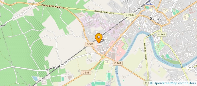 localisation de l'entreprise ARBRE DE VIE  GAILLAC