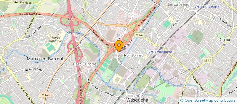 localisation de l'entreprise ARBRE DE VIE  WASQUEHAL