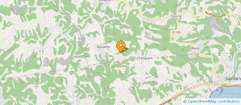 localisation de l'entreprise ARBRE DE VIE GUADELOUPE MINISTERE DE LA PAROLE  SAINTE-ANNE