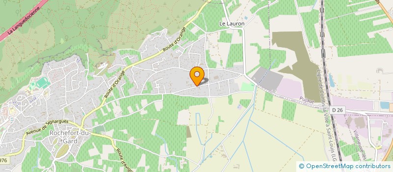 localisation de l'entreprise ARBRE EAU ET SENS à ROCHEFORT-DU-GARD