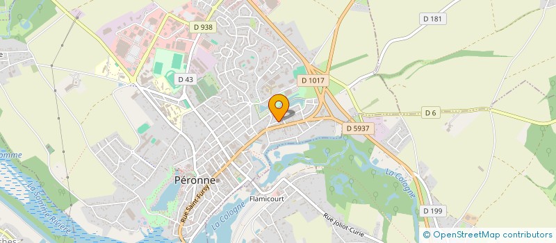 localisation de l'entreprise ARBRE ET JARDIN  ALBERT