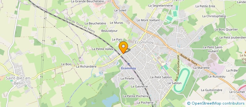 localisation de l'entreprise ARBRE SEQUOIA  ECOMMOY