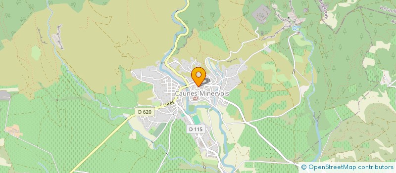 localisation de l'entreprise ARBRE VERT à CAUNES-MINERVOIS