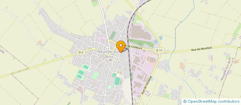 localisation de l'entreprise ARBRECO ELAGAGE à NEUVILLE-AUX-BOIS