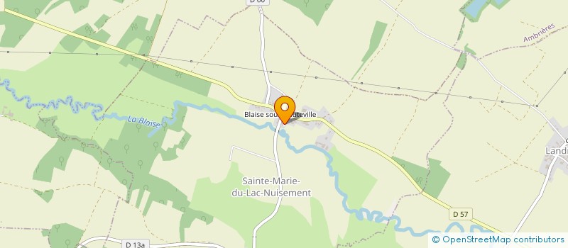 localisation de l'entreprise ARBRES DE BOCAGE ET PERTHOIS à SAINTE-MARIE-DU-LAC-NUISEMENT