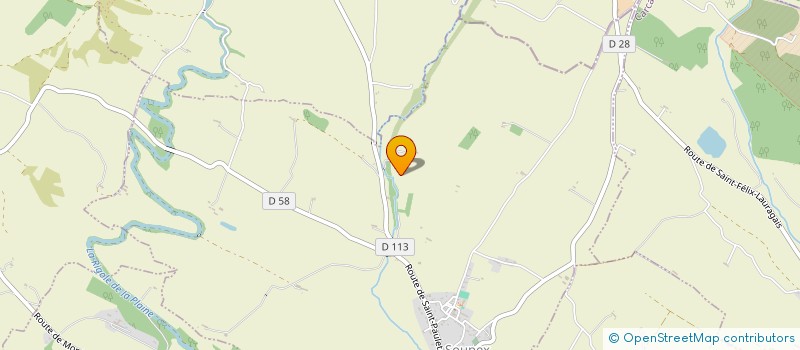 localisation de l'entreprise ARBRES DU LAURAGAIS ELAGAGE  SOUPEX