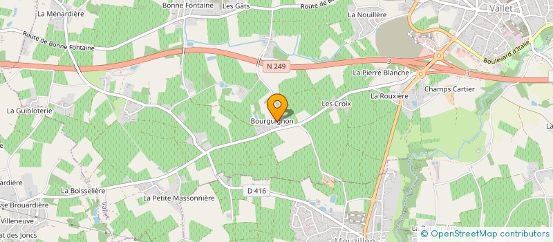 localisation de l'entreprise ARBRES & EAU à VALLET