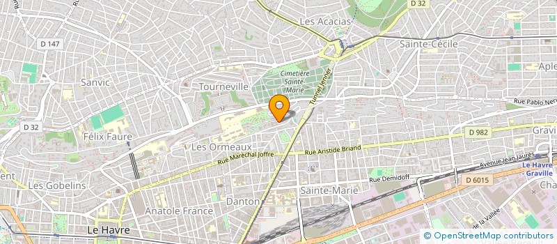 localisation de l'entreprise ARBRES ET JARDINS  MONTIVILLIERS