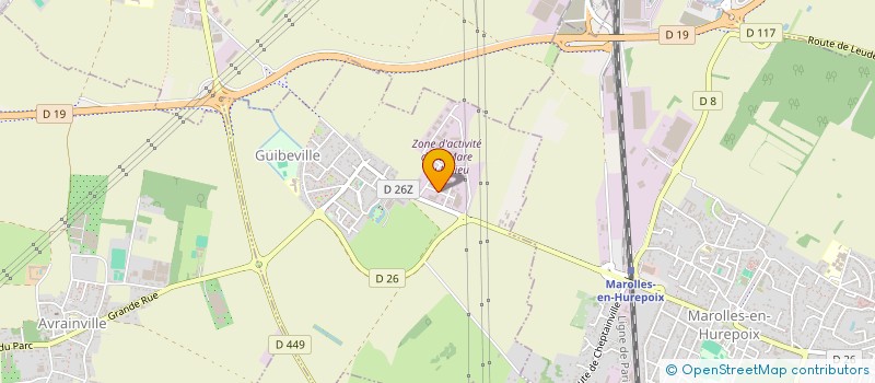 localisation de l'entreprise ARBRES ET PAYSAGES SERVICES à GUIBEVILLE