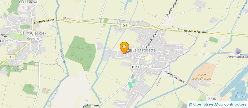 localisation de l'entreprise ARBRES SERVICES  LABASTIDETTE