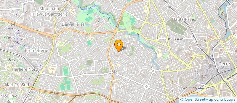 localisation de l'entreprise ARBT à NANTES