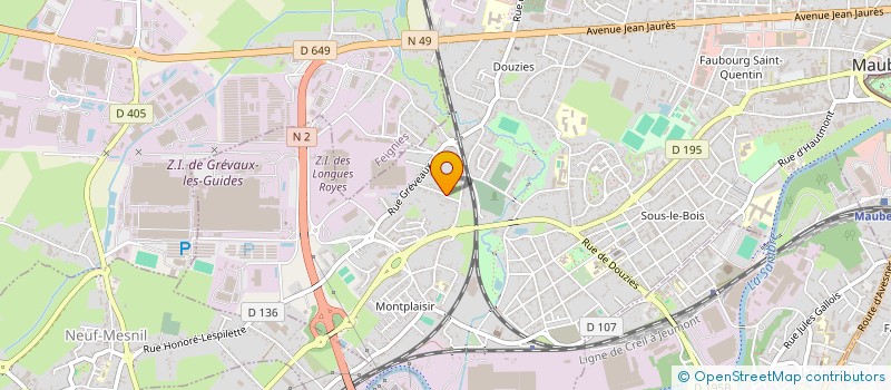 localisation de l'entreprise ARBUATTI CONSTRUCTIONS à MAUBEUGE