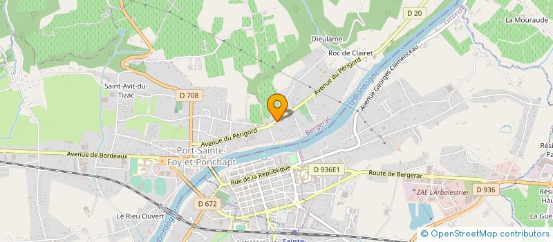 localisation de l'entreprise ARBULO AURORE ET MICHEL  LES LEVES-ET-THOUMEYRAGUES