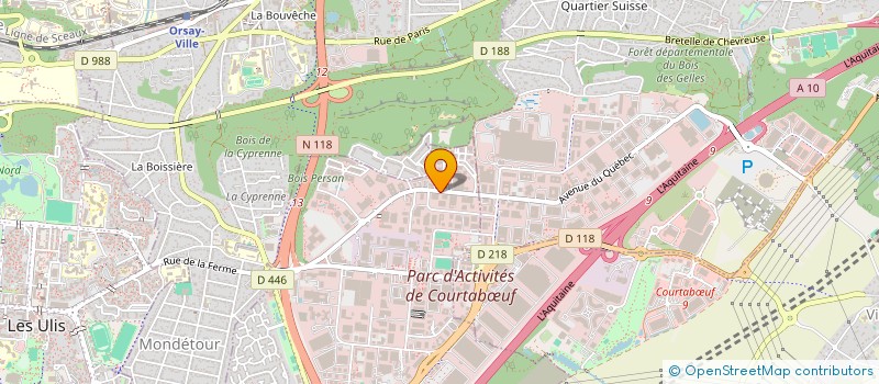 localisation de l'entreprise ARBURO à LES ULIS
