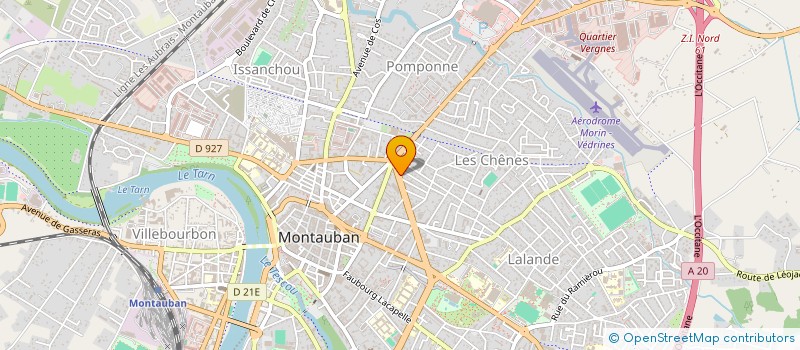 localisation de l'entreprise ARC 2023  MONTAUBAN