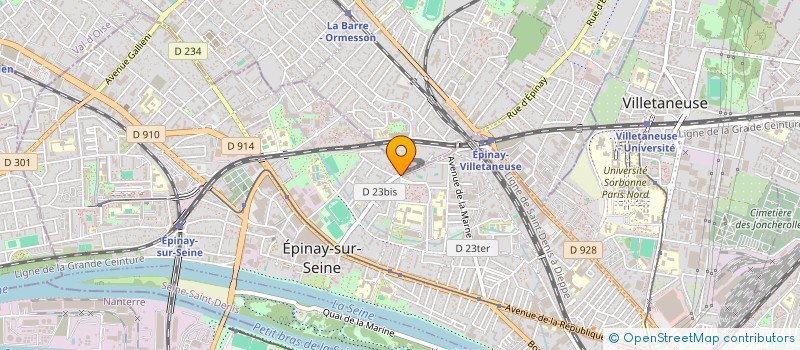 localisation de l'entreprise ARC à EPINAY-SUR-SEINE