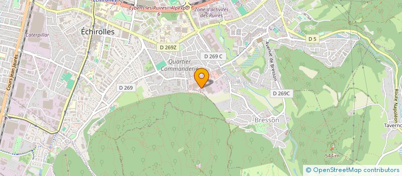 localisation de l'entreprise ARC  BRESSON